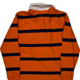 Age 10-12 Polo By Ralph Lauren Striped Rugby Shirt - Medium Navy Cotton