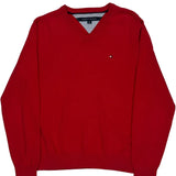 Tommy Hilfiger Jumper - Small Red Cotton
