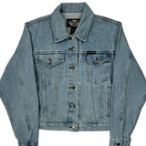 An American Legend Harley Davidson Denim Jacket - Medium Light Wash Cotton