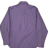 Ralph Lauren Checked Shirt - Large Purple Cotton
