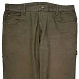 Dickies Carpenter Pants - 38W 32L Brown Cotton
