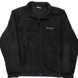 Columbia Fleece Jacket - XL Black Polyester