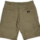 Dickies Carpenter Shorts - 32W 10L Beige Cotton