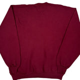 90'S Blank Made In USA Russell Athletic Sweatshirt - XL Burgundy Cotton Blend