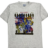 Triathlon Championships All Sport Single Stitch T-Shirt - Large Grey Cotton