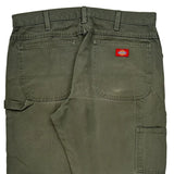Dickies Carpenter Pants - 36W 30L Green Cotton