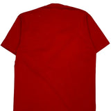 Blank Jerzees Single Stitch T-Shirt - XL Red Cotton