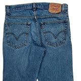 Levis Boot Cut Jeans - 32W 30L Blue Cotton