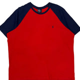 Polo By Ralph Lauren Raglan T-Shirt - XL Red Cotton