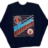 University Of Illinois Tultex College Sweatshirt - Medium Navy Cotton