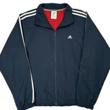 Adidas Track Jacket - Large Navy Polyester