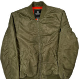 Ma-1 Southpole Bomber Jacket - Medium Green Polyester