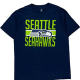 Seattle Seahawks Nfl T-Shirt - XL Blue Cotton