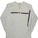 Broncos Nfl Long Sleeve T-Shirt - Medium White Cotton