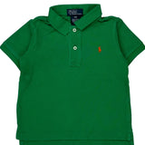 Age 18 Months Polo By Ralph Lauren Polo Shirt - 3XS Green Cotton