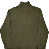 Polo By Ralph Lauren 1/4 Zip - Large Green Cotton
