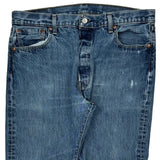 501 Levis Jeans - 36W 30L Blue Cotton