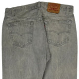 501 Levis Jeans - 34W 31L Grey Denim