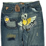Akademiks Hip Hop Jeans - 36W 31L Blue Denim