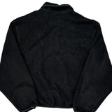 Made In USA Woolrich Collared Fleece - 2XL Black Polyester