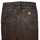 Carhartt Double Knee Carpenter Pants - 36W 34L Brown Cotton