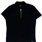 Diesel Polo Shirt - Medium Black Cotton