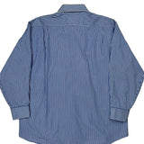 Tommy Hilfiger Striped Shirt - Large Blue Cotton