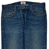 501 Levis Jeans - 36W 30L Blue Cotton