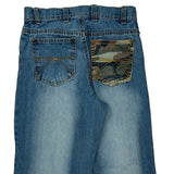Unbranded Graphic Jeans - 25W 25L Blue Cotton