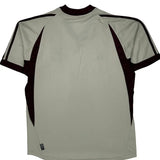 Benfica Adidas 2001-02 Away Football Shirt - Large Beige Polyester