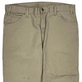 Dickies Trousers - 36W 24L Beige Cotton