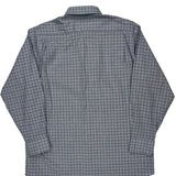 Tommy Hilfiger Checked Shirt - Large Gray Cotton Blend
