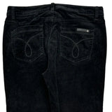 Calvin Klein Jeans Cord Trousers - 33″ Waist Black Cotton