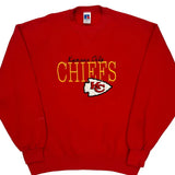 Made In USA Russell Athletic Football Sweatshirt - Large Red Cotton