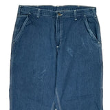Carhartt Double Knee Carpenter Pants - 38W 32L Blue Cotton
