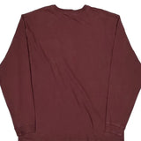 Carhartt Tall Long Sleeve T-Shirt - XL Burgundy Cotton