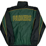 Packers Nfl Football Windbreaker - Medium Black Polyester