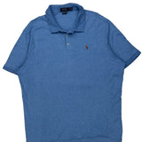 Polo By Ralph Lauren Polo Shirt - 2XL Blue Cotton