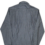 Slim Fit Polo By Ralph Lauren Checked Shirt - Medium Blue Cotton