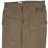 Carhartt Double Knee Carpenter Trousers - 42W 30L Brown Cotton