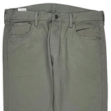 501 Levis Jeans - 34W 31L Gray Cotton