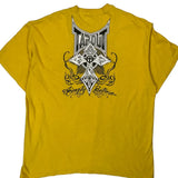 Simply Believe Tap Out Graphic T-Shirt - 2XL Yellow Cotton