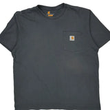 Carhartt T-Shirt - Large Gray Cotton