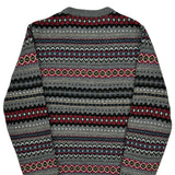 Barbour Argyle Sweater - Large Multicoloured Wool