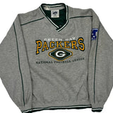 Green Bay Packers Lee Sport Football Sweatshirt - Large Green Cotton