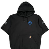 Operations Led Quality Carhartt Hoodie - Large Black Cotton