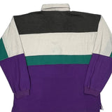 Authentic Collection Striped Rugby Shirt - XL Multicoloured Polyester Blend
