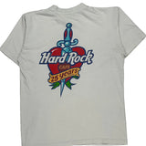 25Th Anniversary Hard Rock Cafe Graphic T-Shirt - Small White Cotton