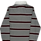 Levis Striped Rugby Shirt - Small Gray Cotton