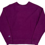 Reverse Weave Champion Sweatshirt - Large Purple Cotton